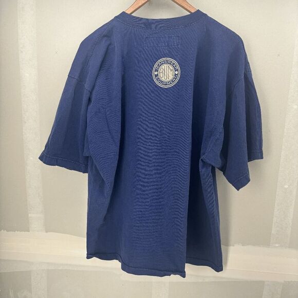 Vintage BUM Equipment T-Shirt Made In USA Authentic Jeanswear BUM EQUIPMENT Sz L - Picture 3 of 6